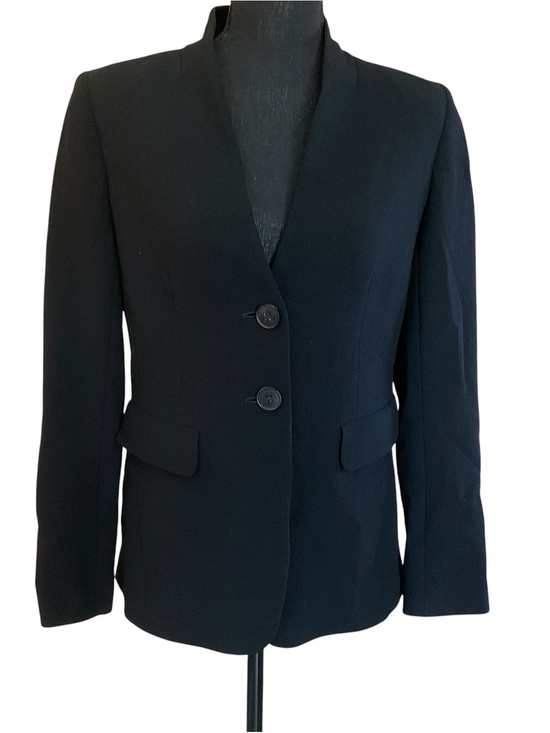 Lafayette 148 New York Jackets & Blazers - Lafayette 148 New York Black Open Collar Two Button Career Blazer Size 2